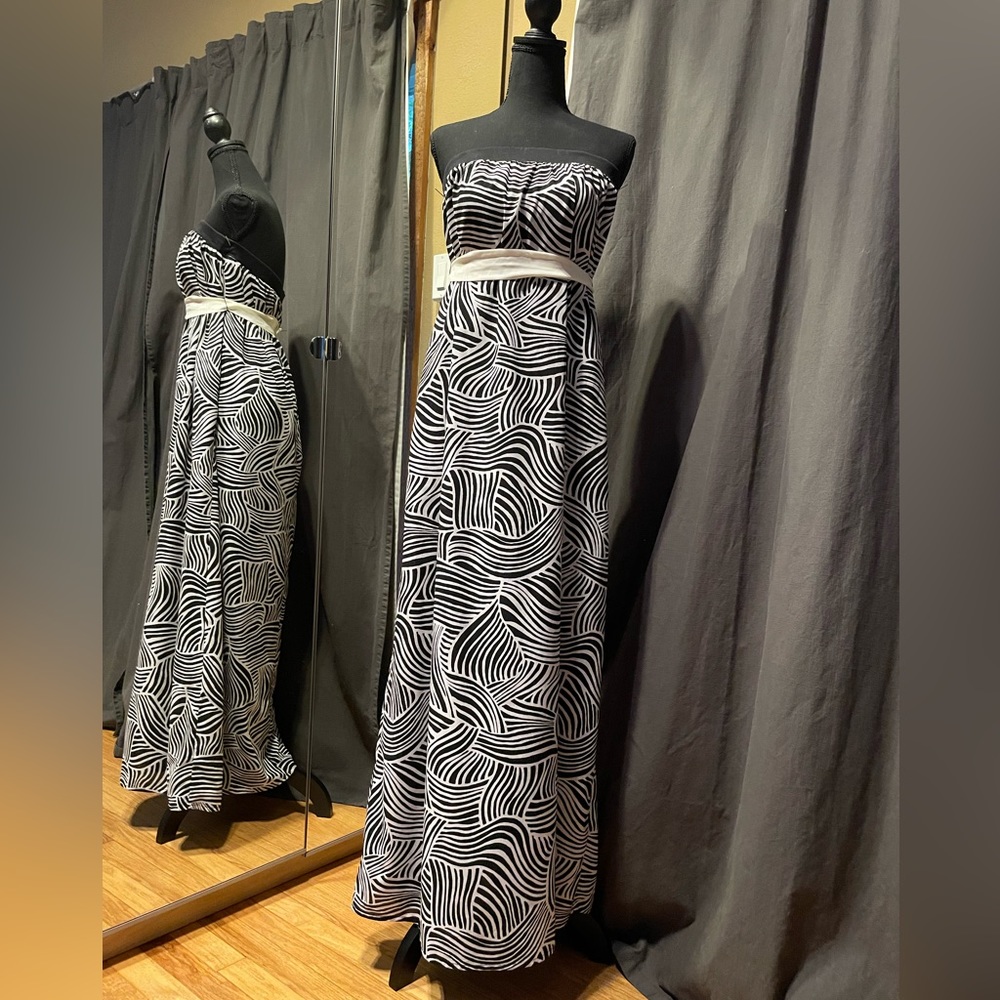 Zebra maxi dress